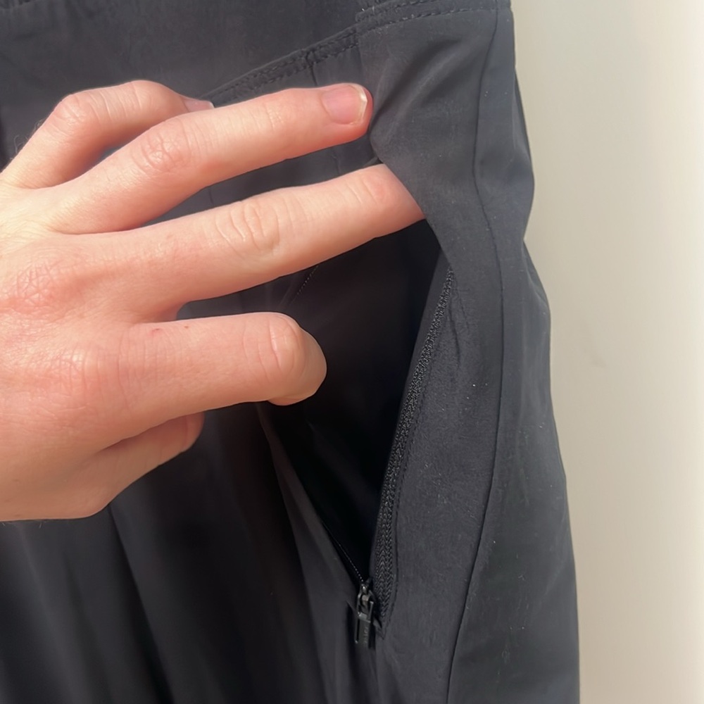 Athleta Black Sleeveless Sheath jumpsuit - Picture 4 of 7